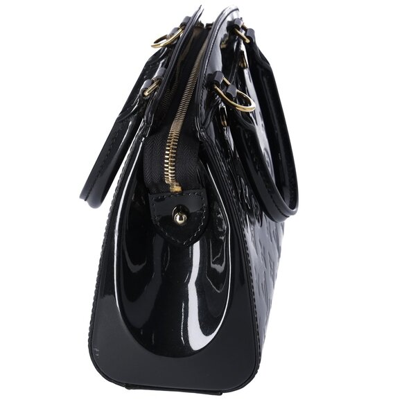 Louis Vuitton Brea PM Monogram Vernis Handbag M50600 Noir Patent Leather - Picture 5 of 11